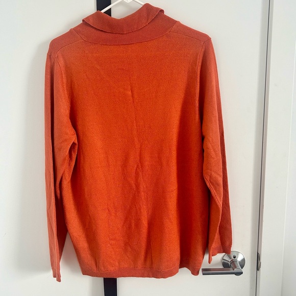 ๐2 for $15๐ Soft Rust-coloured Shawl Collar Sweater - Picture 3 of 4
